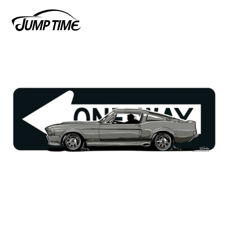 Креативная наклейка JumpTime 13 см x 4 5 для ELEANOR ONE WAY For 1967 SHELBY автомобильные наклейки