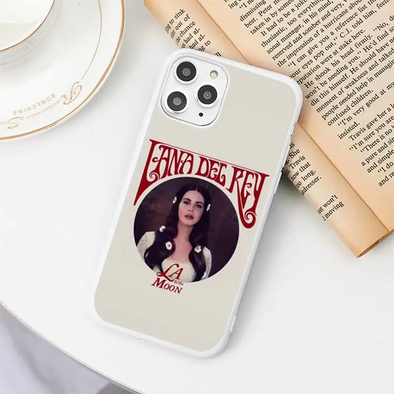 

Lana Del Rey Lust for Life Phone Case Candy Color White for iPhone 11 pro XS MAX 8 7 6 6S Plus X 5S SE 2020 XR