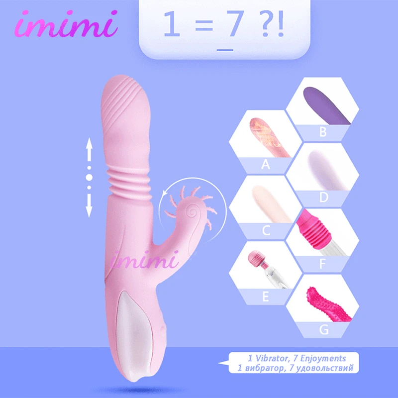 Нагревающийся вращающийся фаллоимитатор вибратор оральный секс язык лижущая