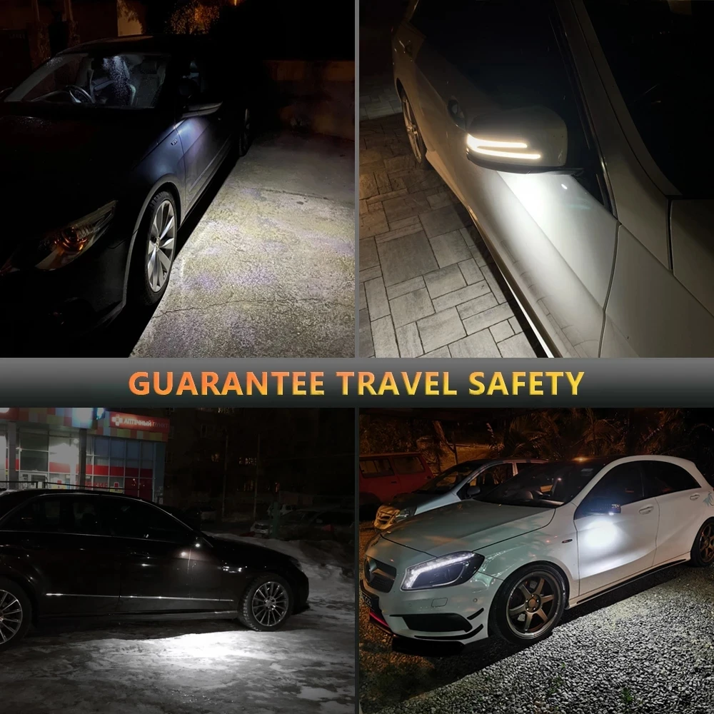 Новинка беласветодиодный светодиодная подсветка Canbus для зеркала Капа Mercedes Benz W176