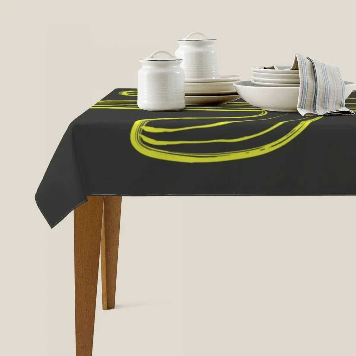 Водонепроницаемая скатерть в виде пустынного кактуса домашнее украшение