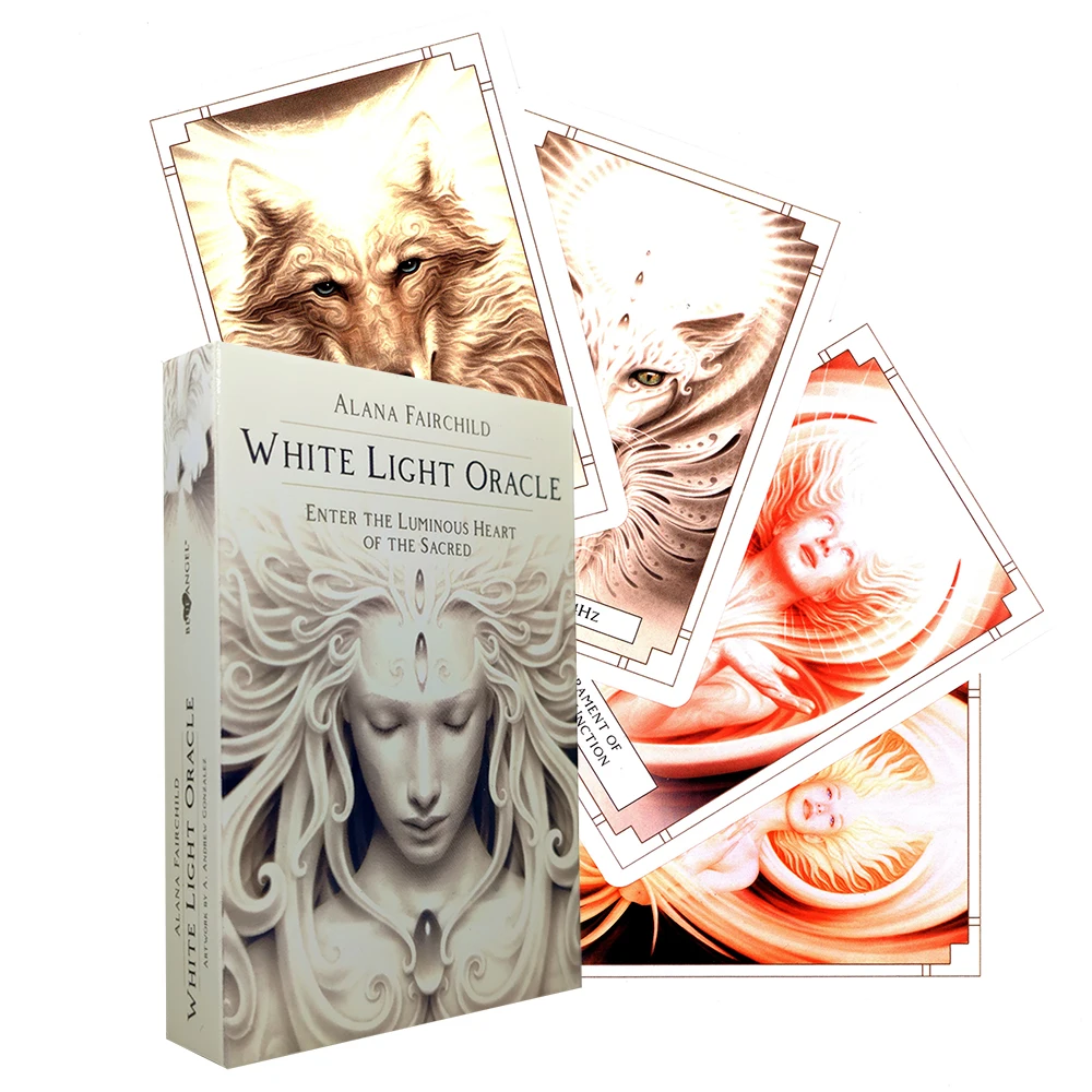 

In2021 Best Selling Oracle Cards Tarot Cards White Light Oracle Oracle Card Tarot Cards for Beginners High Quality Playing Game
