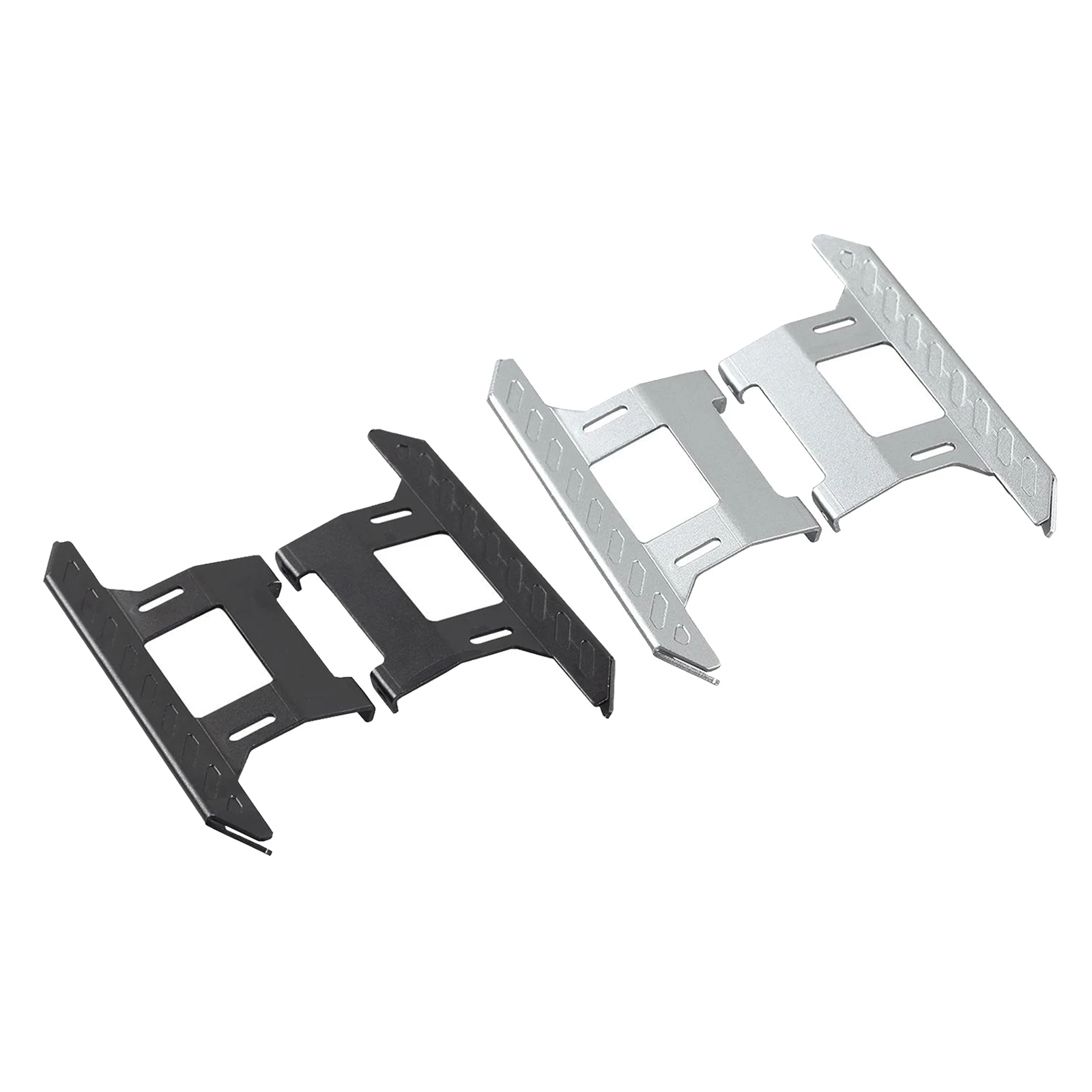 

2x RC Car Metal Side Pedal Metal Side Step Board fits for 1:10 Scale Axial SCX10 90046 Crawler