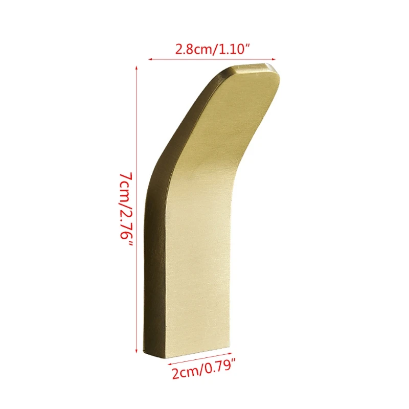 

Punch-free Space Aluminum Kitchen Wall Hooks Creative Home Bedroom Coat Hanger