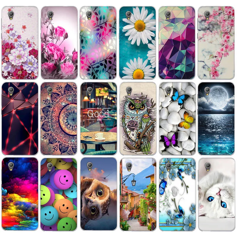 

Case For Alcatel 1 Case Soft Silicone TPU Cover For Alcatel 1 5033 5033D Cover Flowers Patterned Coque For Alcatel1 Case Funda