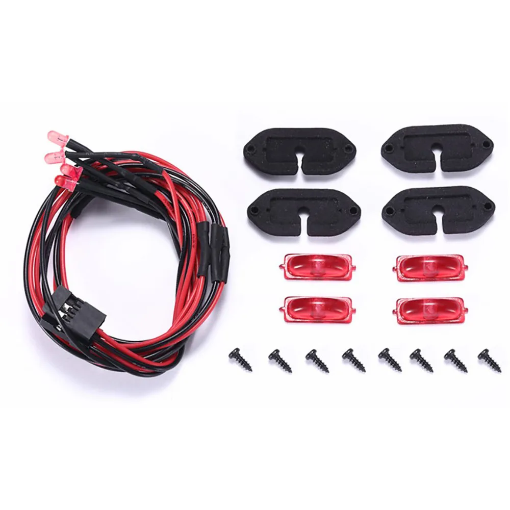 

Wheel Eyebrow Lights Chassis Atmosphere Lamp Decorative Lights for 1/10 AXIAL SCX10 III Wrangler RC Car Accessories