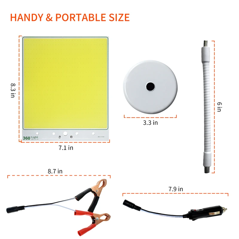 Аварийный перезаряжаемый светодиодный светильник для дома потерсветильник