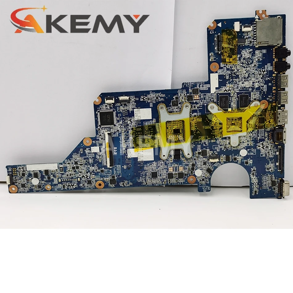 

Akemy 636372-001 For HP Pavilion G4T-1000 G7 G7T-1000 G4 G4-1000 Laptop Motherboard DA0R12MB6E0 HM55 HD6470M 1GB Free CPU