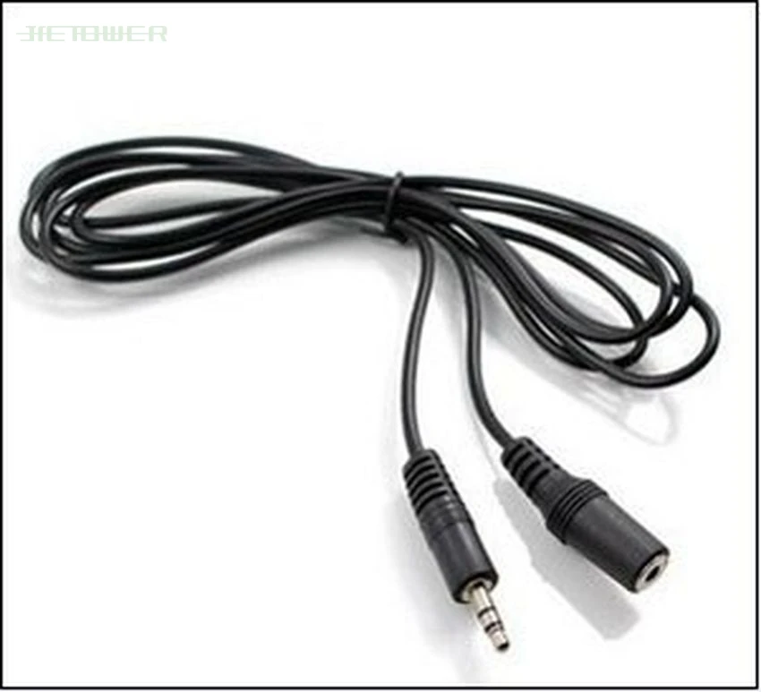 

1.1m Male to Female Earphone 3.5mm AUX Jack Audio Extension Cable Cord 3.5 Auxiliary for Car Headphone Louder 100pcs/lot