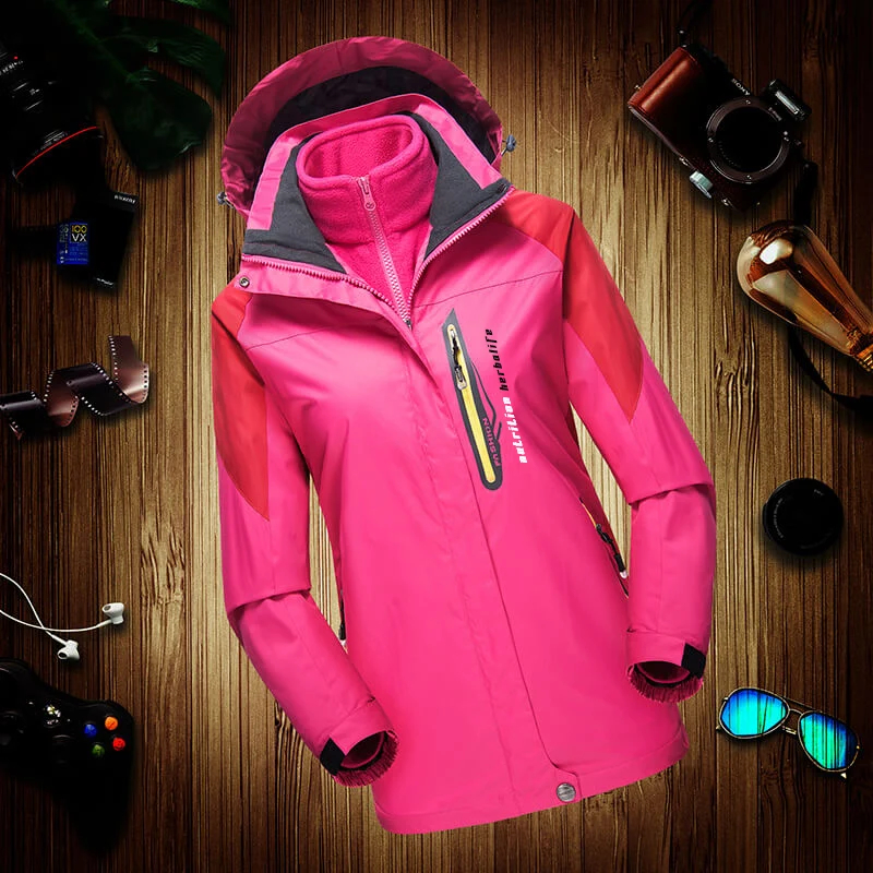 Herbalife питание на открытом воздухе зима мужчины и женщины три в одном куртка