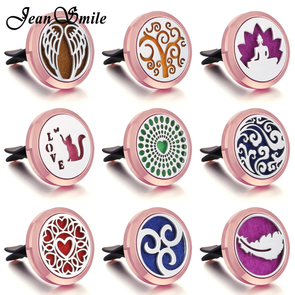 Новинка розовое золото ароматерапия ювелирные изделия с диффузором