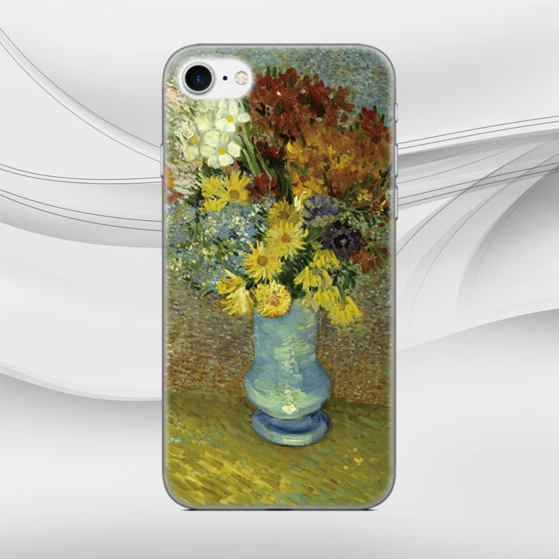 Мягкий чехол из ТПУ с изображением Винсента Ван Гога для iPhone SE 2020 SE2 2 XR X XS 11 Pro MAX 6 6S
