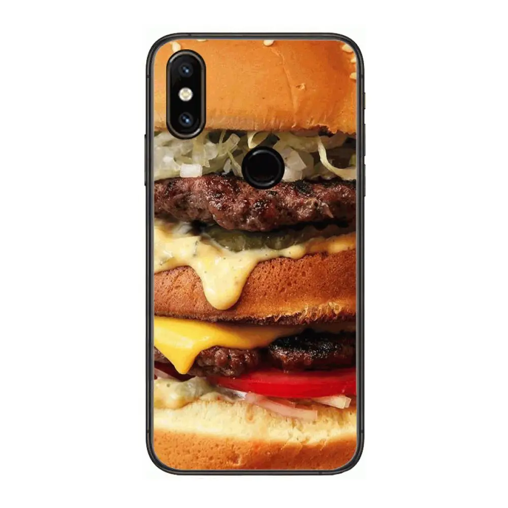 

Western cuisine Phone Case For xiaomi M2 C3 X3 F2 Lite NFC 6 5 x Poco k30 Pro Anime Black Cover Silicone Back Pretty