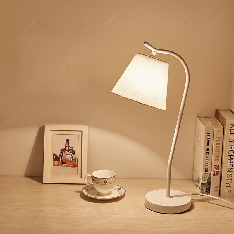 Современные Простые настольные лампы светодиодный светильник в скандинавском