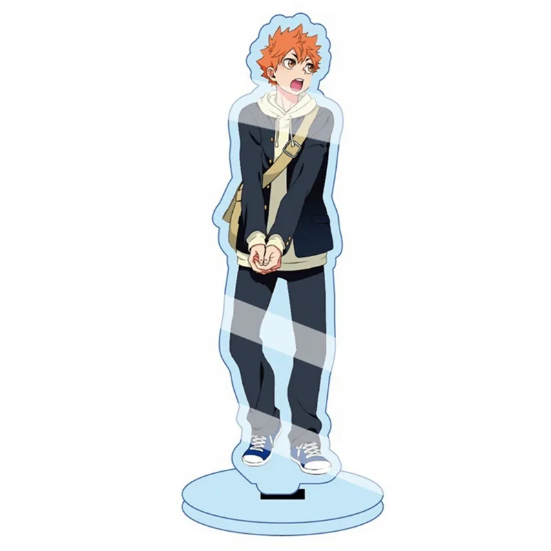 

Anime Haikyuu!! Figures Desk Plate Models Anime Acrylic Stand Model Toys Training Camping Action Figures Activities Desk Decor