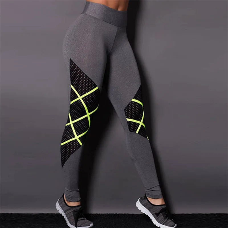 

Seamless Leggings Mujer Fitness Running Gym Cropped Pants Sport Women Yoga Patchwork Tights High Waist Push Up Leggings