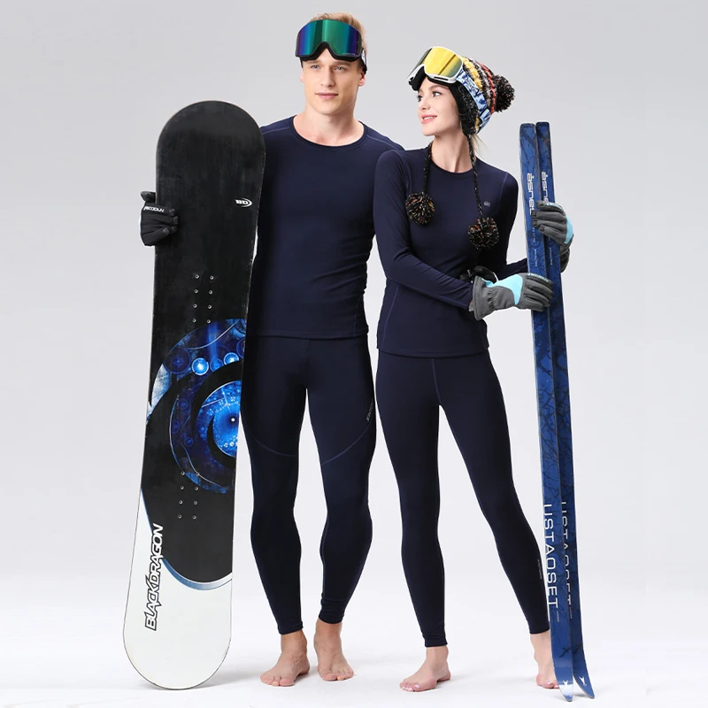 Комплект лыжного термобелья, быстросохнущее, для мужчин и женщин от AliExpress WW