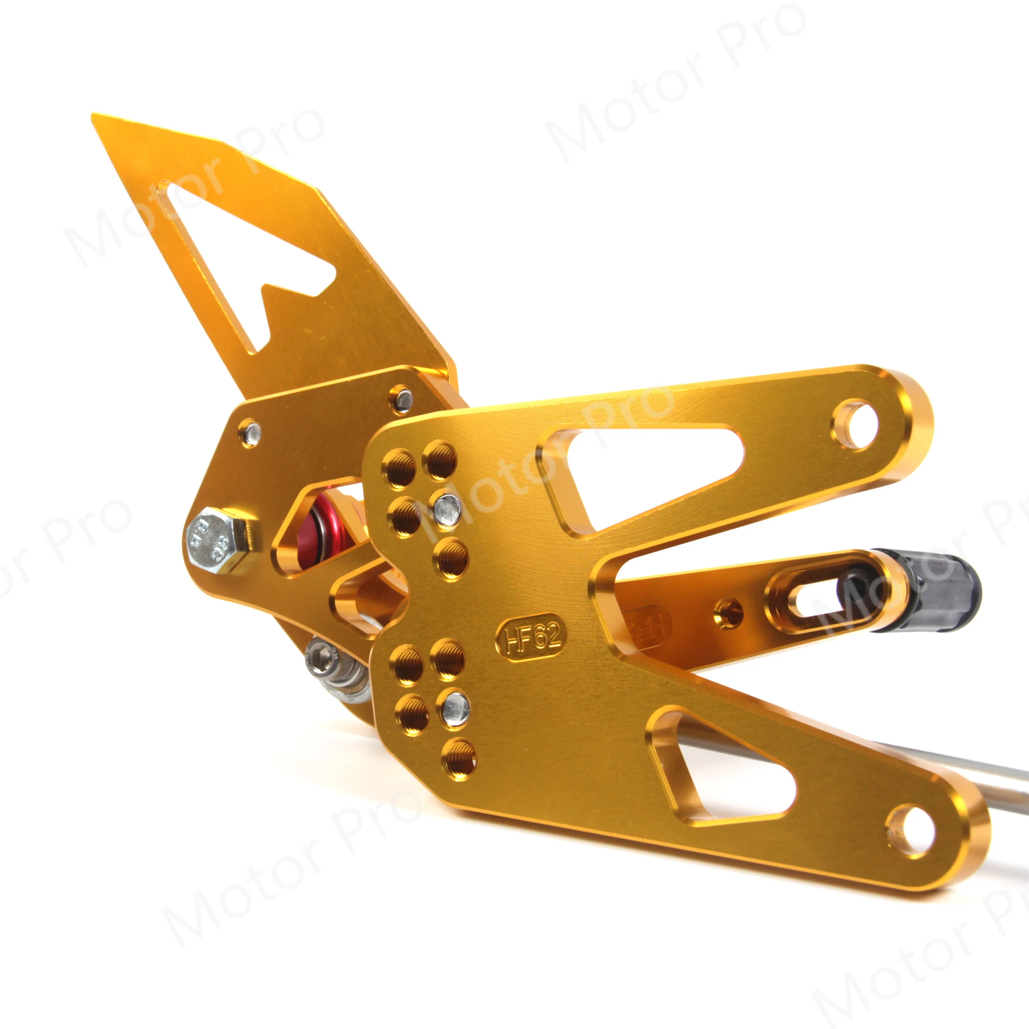 Adjustable Footrests For Yamaha YZF R6 2003 2004 2005 Motorcycle Accessories Foot Rests Pegs Rearsets Pedal YZF-R6 03 04 05 Gold |