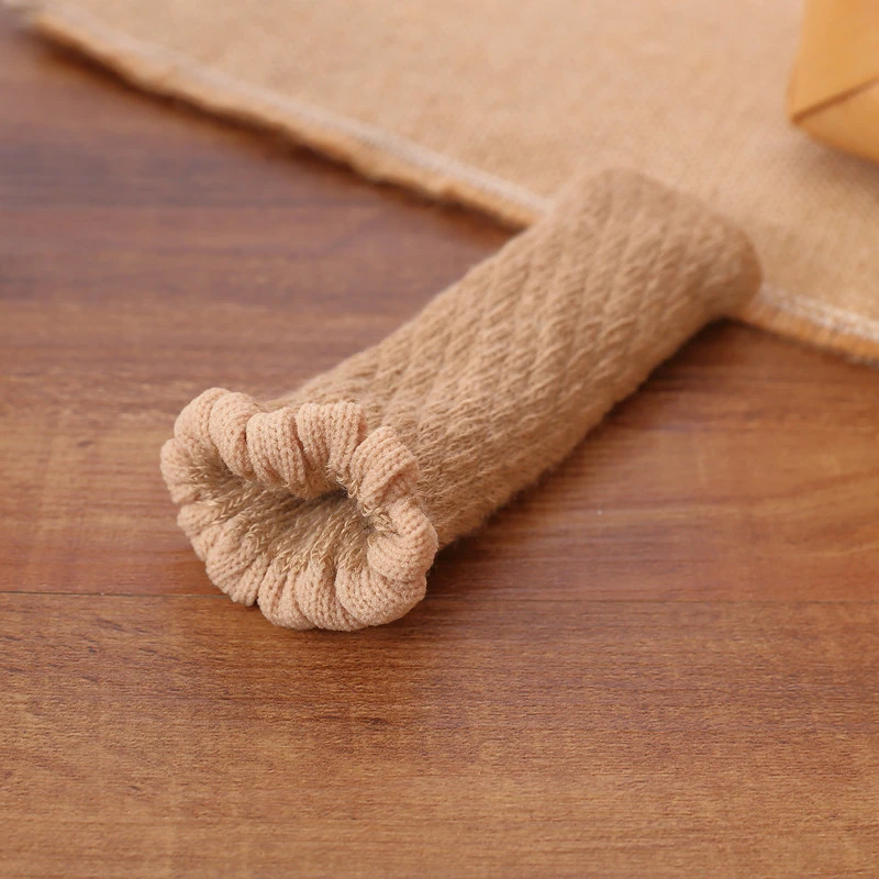 4PCS Chair Stool Table 4Pcs Leg Socks Knitted Mat Protective Dining Case Booties Sleeve | Дом и сад