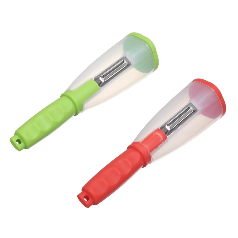 

Multifunctional Storage Type Peeling Knife with Tube Peeler Anti-splash Fruit Vegetable Supplies Kitchen Household Tools