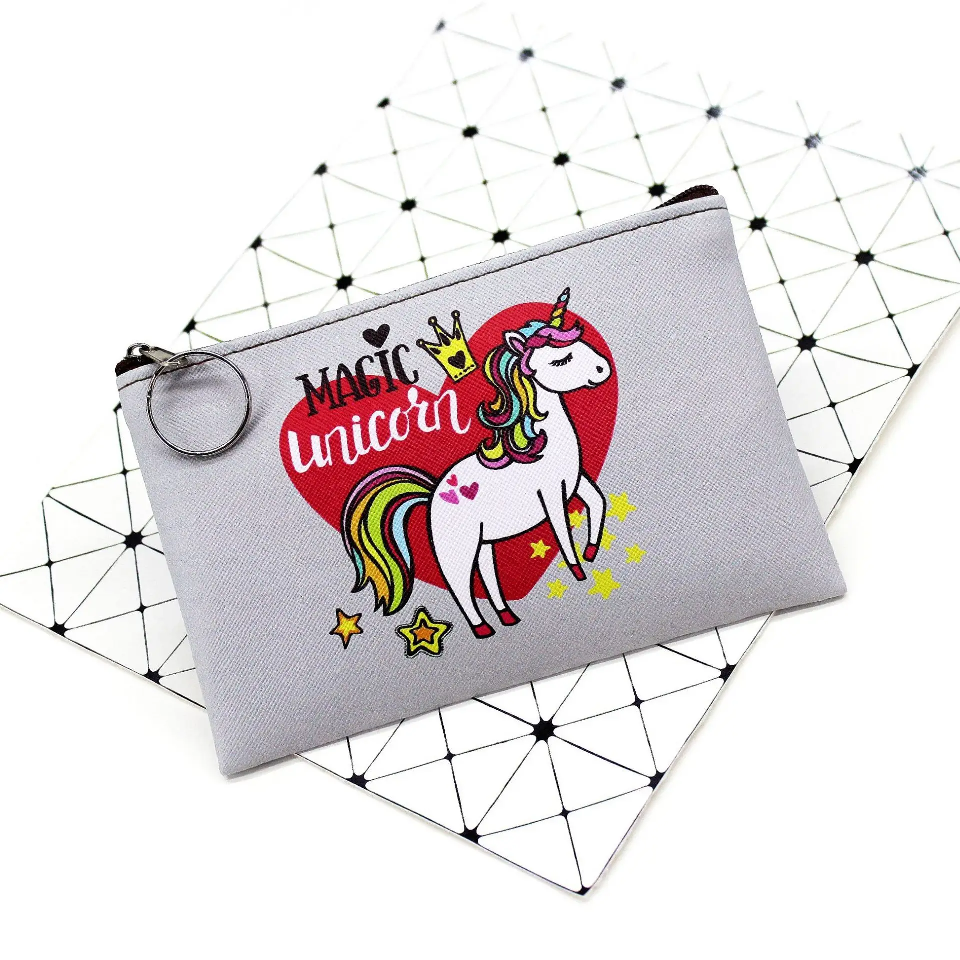 

women cute children purses wallets Cartoon for pouch girls holder key coin mini Female purse money ladies bags card Unicorn kids