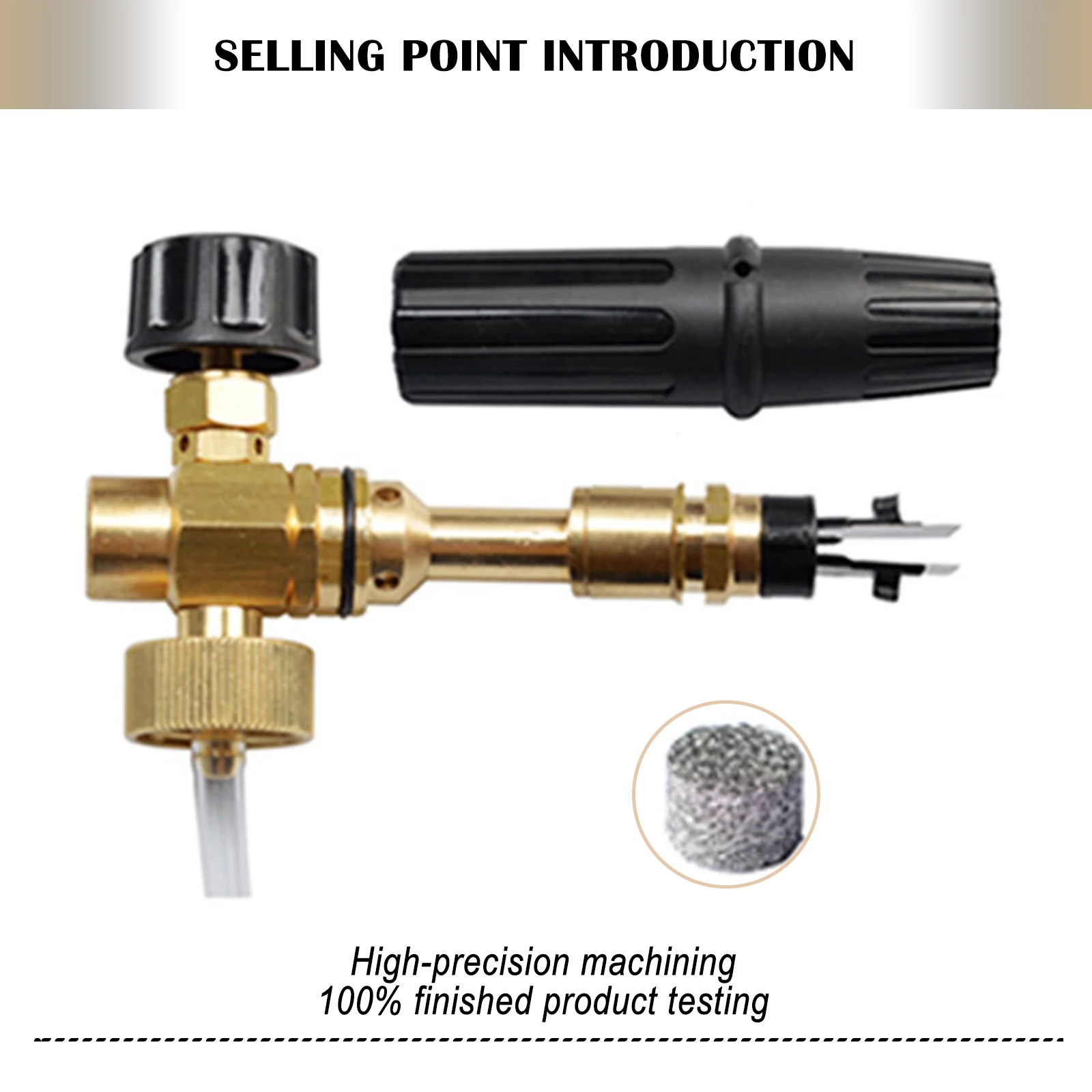 

Washing Machine High Pressure Foam Watering Can Copper Car Washing High Pressure Water Gun Spray Gun Nozzle Car Washing Device