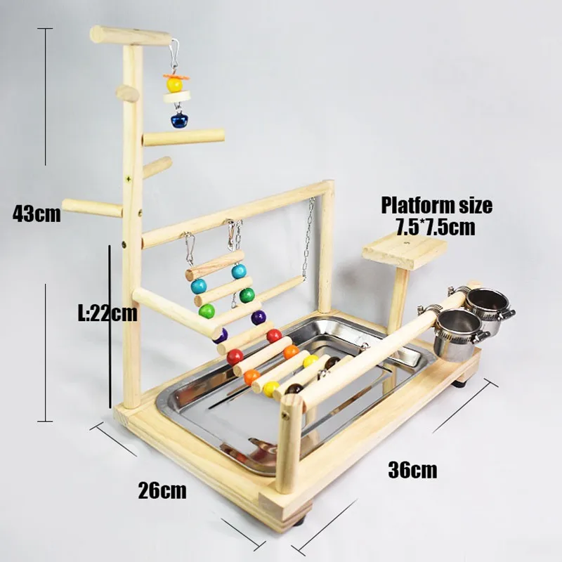 Попугаи игрушки для кормления подставка окунь с лестницей | Дом и сад