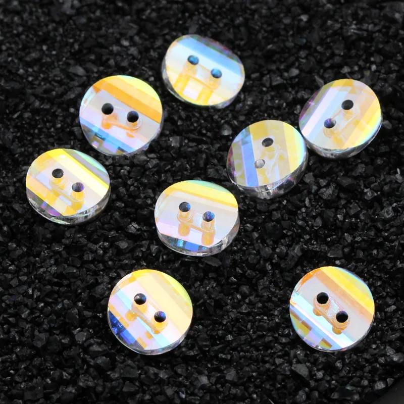 Пуговицы для шитья одежды круглые стеклянные 10 мм | Дом и сад