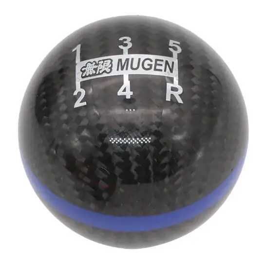 Подлинное углеродное волокно красный рычаг ручного переключения Mugen Подходит