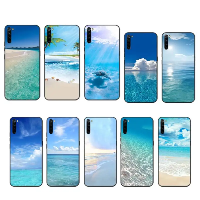 Чехол для телефона "Морской пляж природа" для Xiaomi Note Max Mi 3 7 8 9se Redmi 7a 8t 10 pro lite.