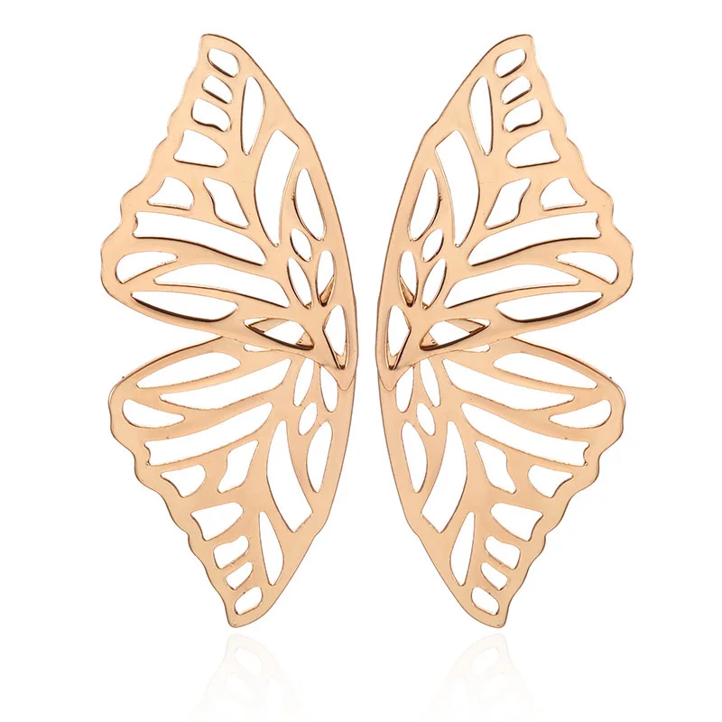 

Exaggerated Jewelry New Design Butterfly Animal Earrings For Women Vintage Gold Earrings Personalized Statement Bohemian Brincos