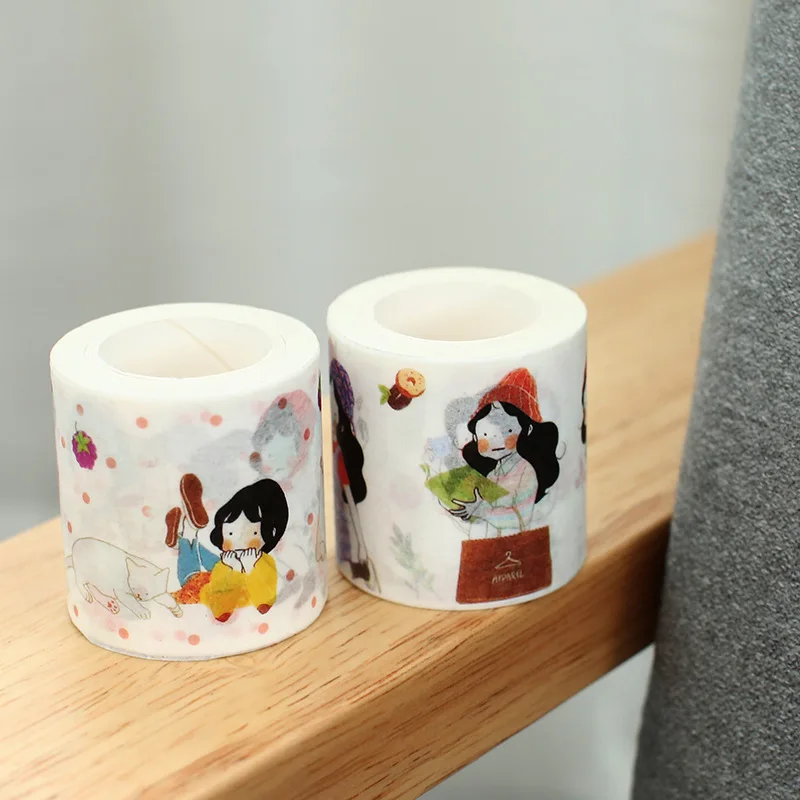 Скотч Washi из японской бумаги милая Маскировочная лента для девочек подарок