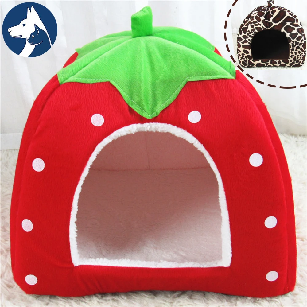 Пушистая кровать для кошек большая домик с котенком мягкая теплая подушка