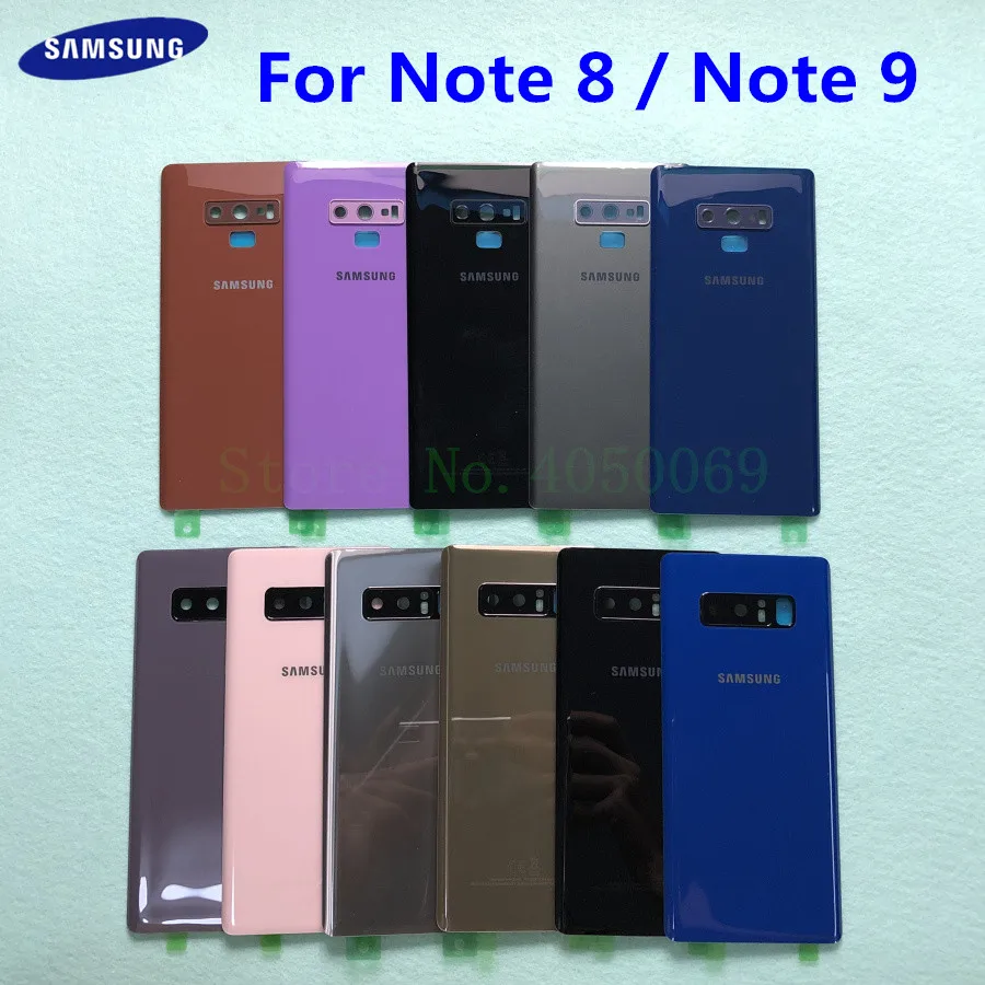 SAMSUNG Galaxy Note 9 N960 SM-N960F Note 8 N950 SM-N950F Стекло задняя Батарея Корпус ремонт на домашнию Дверь чехол Замена