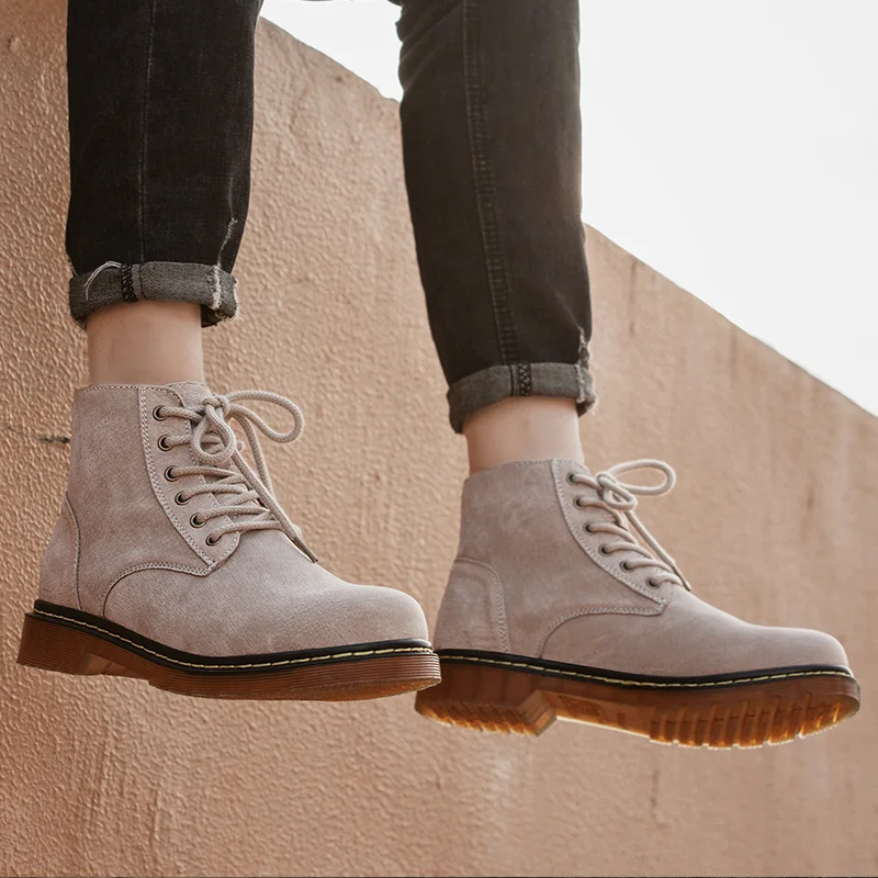 

Men Casual Sport Shoes Casual Fashion Shoes Men's Sneakers Men Leisure Leather Black Boots Mens Sneaker