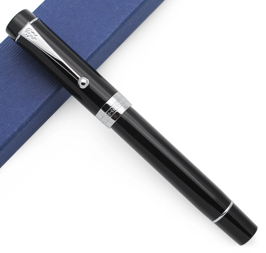 Jinhao Centennial Tofu перьевая ручка 18KGP позолоченная перо 0 7 мм акриловая чернильная