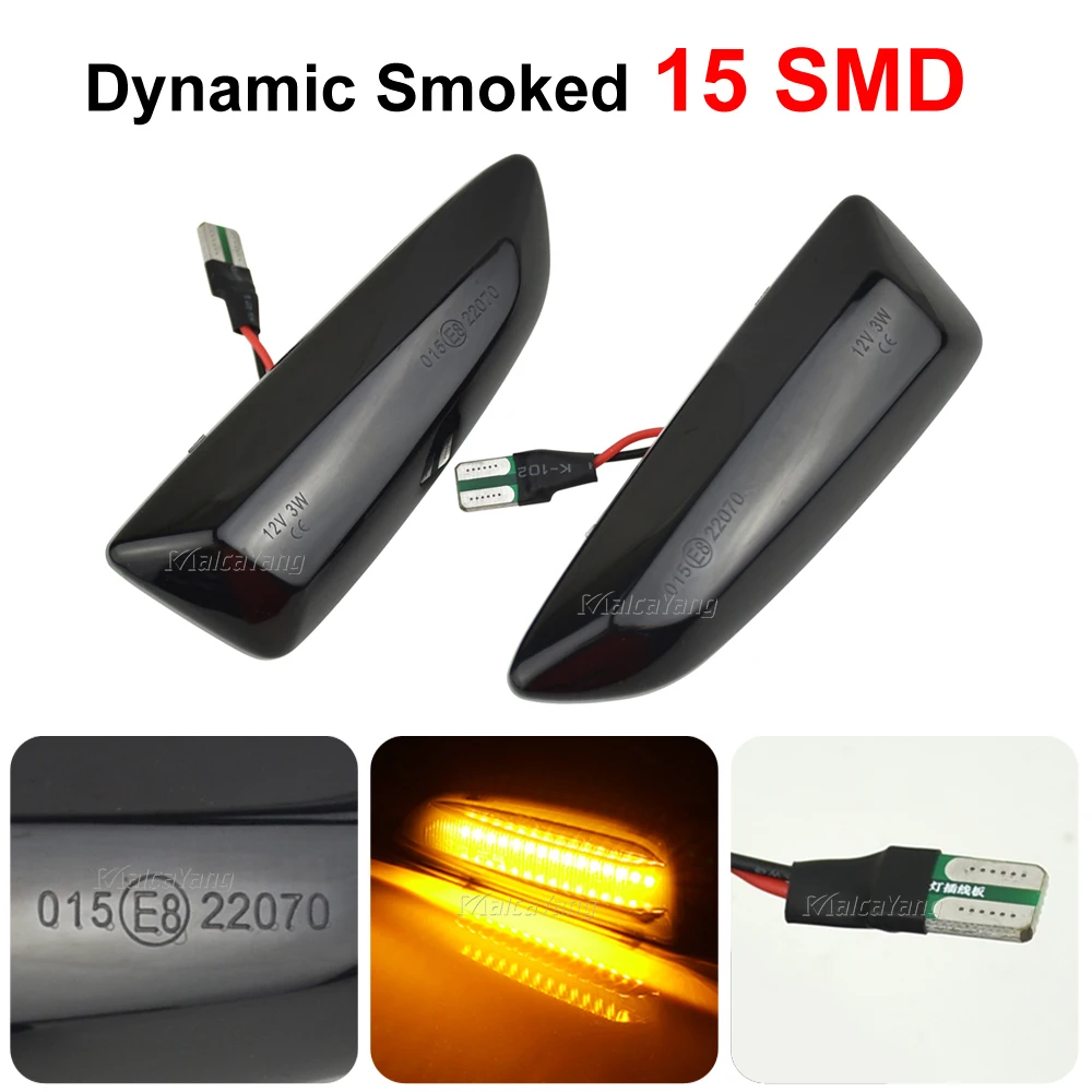 

Dynamic Blinker For Opel Astra J K 2015 Zafira C Insignia B Grandland Crossland X 2017 LED Side Marker Flowing Turn Signal Light