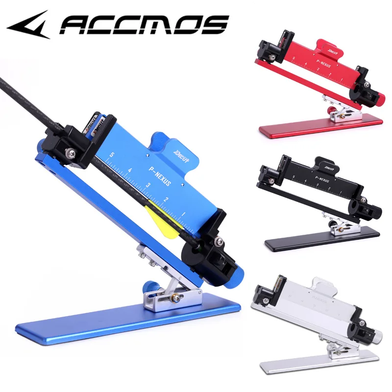 

Decut P-Nexus Adjustable Archery Feather Stick Tool Fletching Jig Aluminum+Stainess Steel for DIY Archery Arrows Accessory