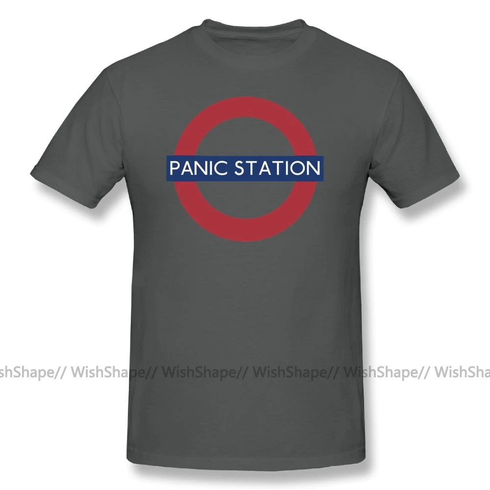 Muse футболка мужская с буквенным принтом Panic Station Music футболка Летняя Пляжная футболка для мужчин футболка с коротким рукавом повседневные футболки