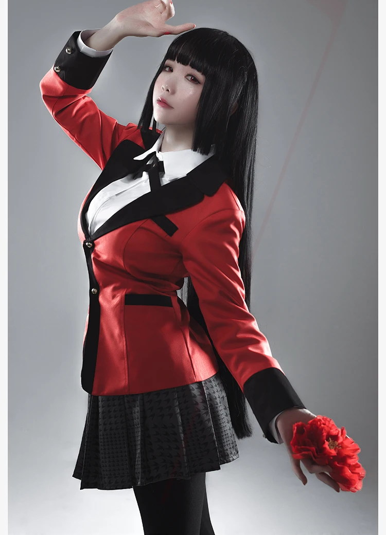 Костюм для косплея аниме Kakegurui Yumeko Jabami японская школьная форма Хэллоуин