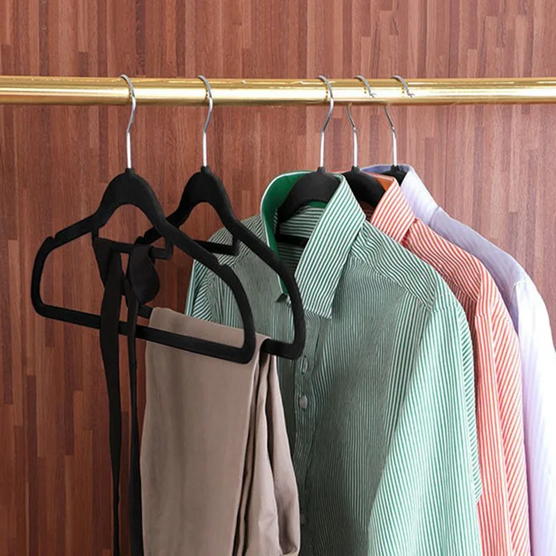 

5pcs/set Non-Slip Clothes Rack Tie Scarfs Hangers Suit Hanger Thin Space Saving 360 Degree Hook Strong Durable Clothes Hanger