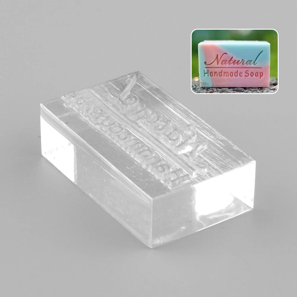 Акриловые природный дизайн мыло ручной работы штемпель для тиснения Уплотнение