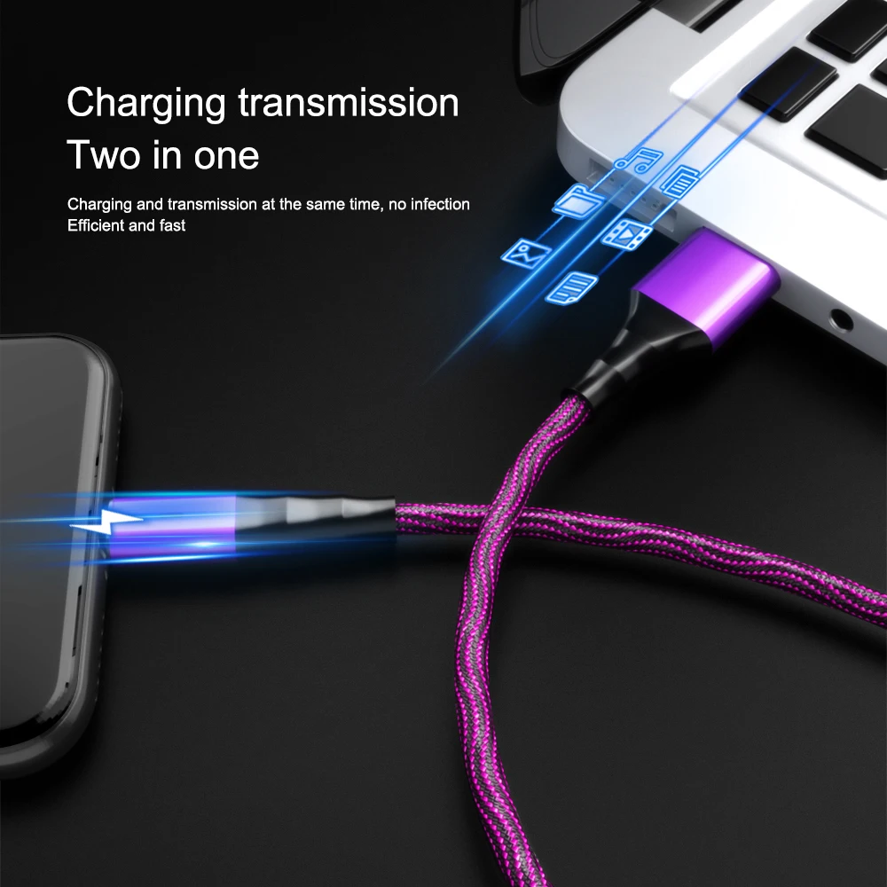 3A USB кабель Тип C для Samsung A70 S10 Huawei P30 lite QC3.0 Micro Мобильный телефон зарядное