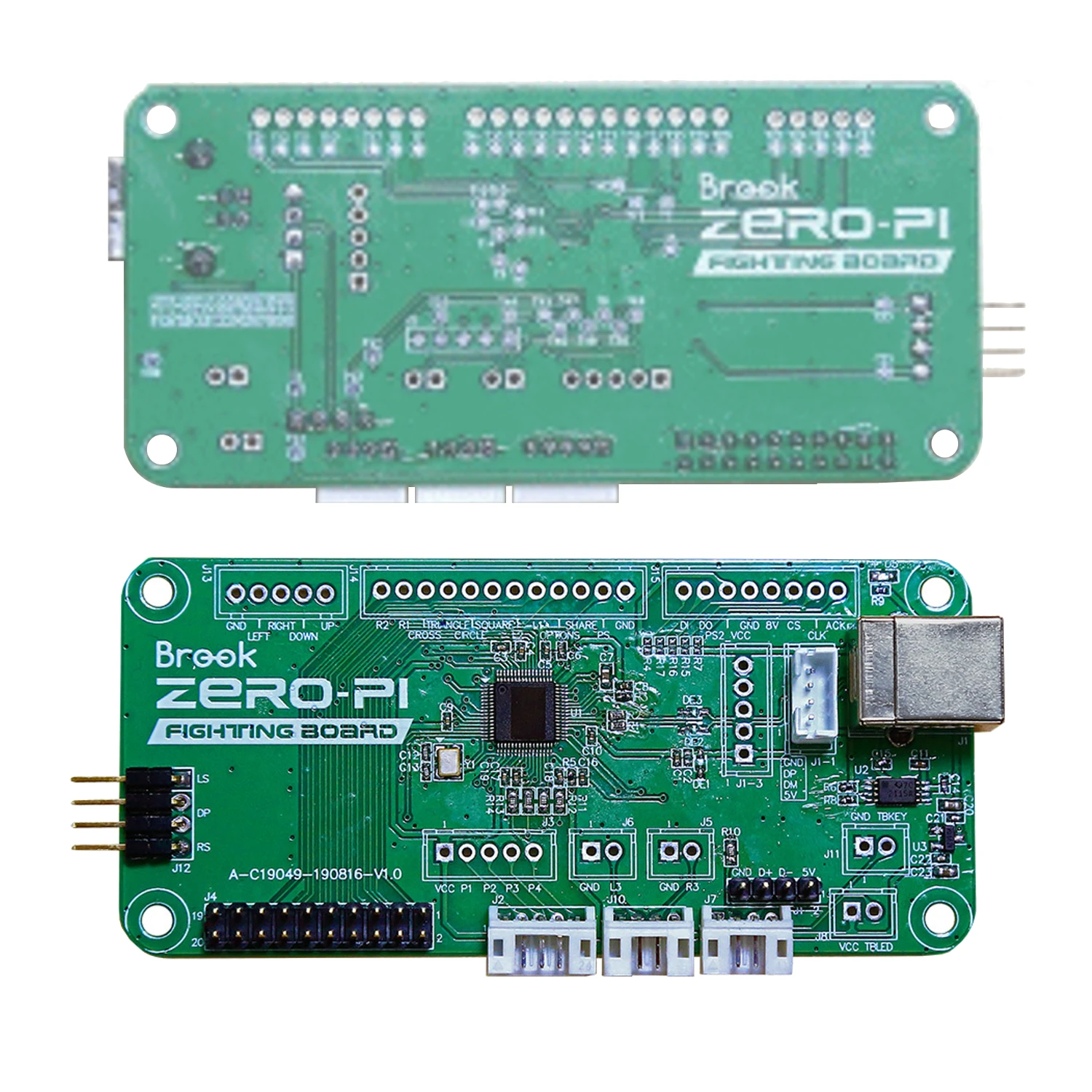 Брук Zero-Pi файтинговая плата для PS/PS2/PS3/Эмулятор Игр в стиле ретро легко