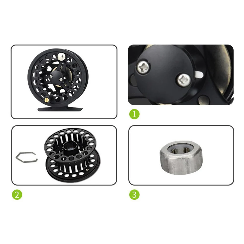 Aluminum Alloy Body Fly Fishing Reel 5/6 7/8 9/10 Weight With 2+1 Bearings | Спорт и развлечения