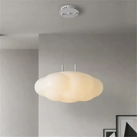 nordic creative led chandelier bedroom coffee shop restaurant childrens room white cloud art cute decorative hanging light