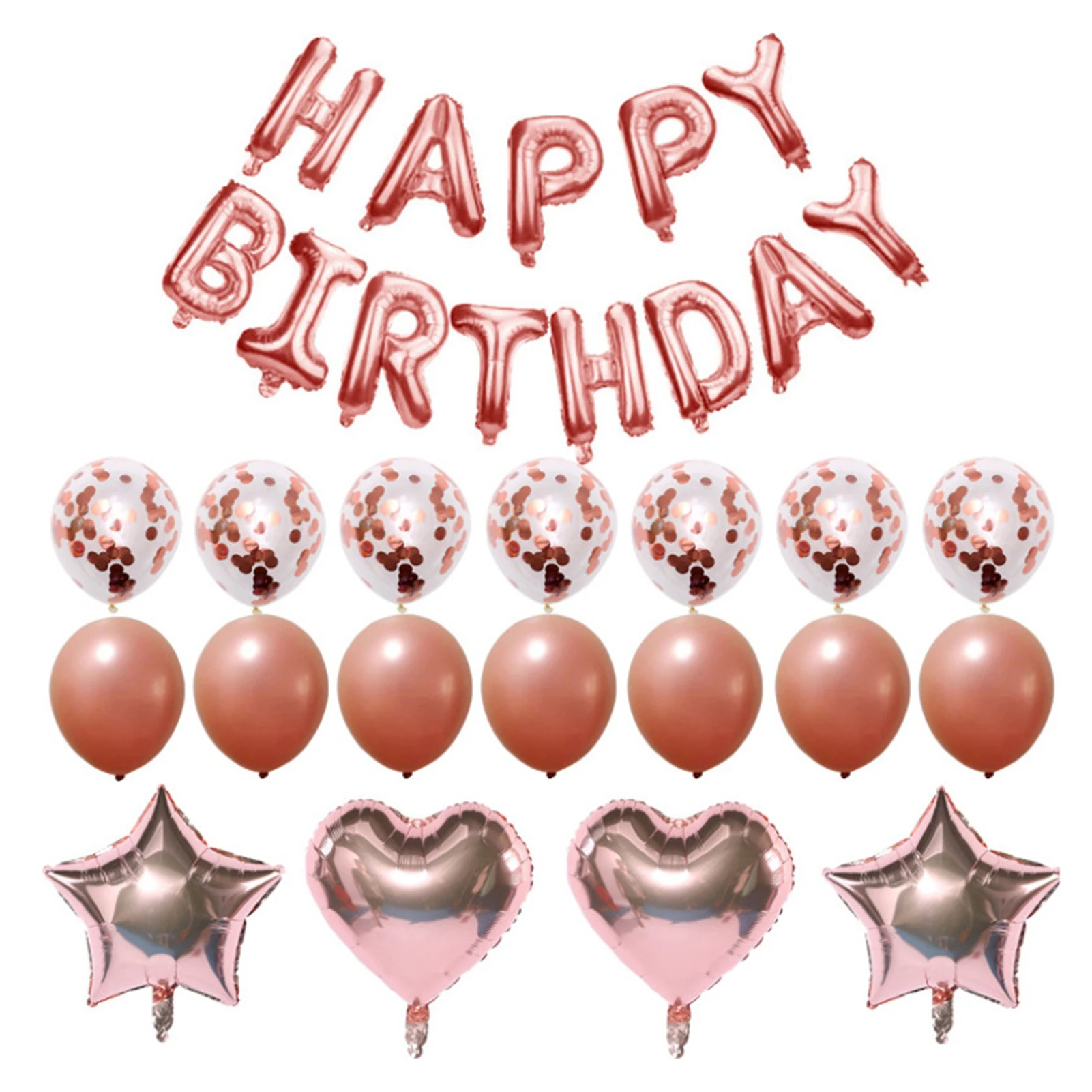 

Happy Birthday Balloon Set Aluminum Film Balloon Decoration Party Celebration Decor Balloon Home Living Room Decor