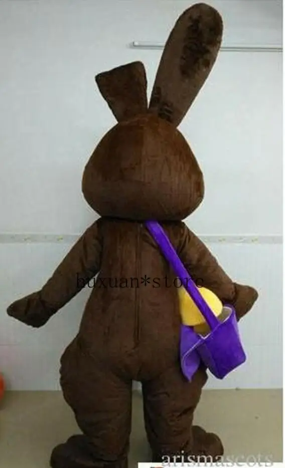 

Easter Brown Rabbit Mascot Costume Cosplay Furry Suits Party Game Fursuit Cartoon Dress Outfits Carnival Halloween Ad Apparel