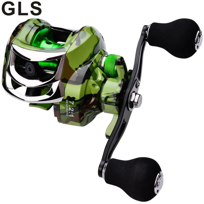 

GLS brand metal drop wheel 18+1 axis fishing 7:1:1 weight 228G no gap structure fishing gear supplies sea fishing fishing reel