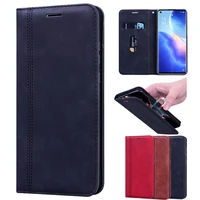 phone magnet case for oppo reno5 pro protective flip cover pu leather case oppo reno5 pro protector shell wallet funda capa bag